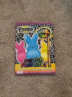 Peeps Scratch Fantastic! Activity Book - Blue, Pink & Yellow
